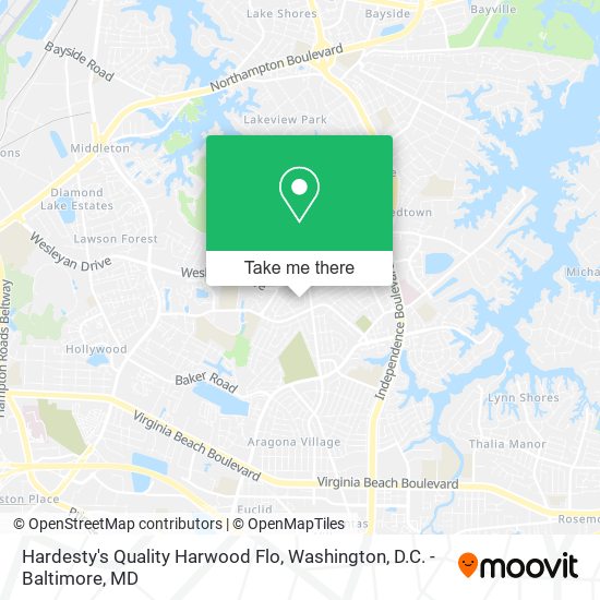 Mapa de Hardesty's Quality Harwood Flo