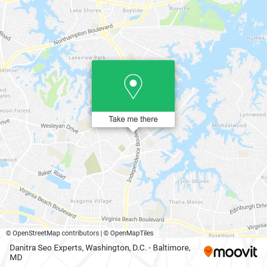 Danitra Seo Experts map