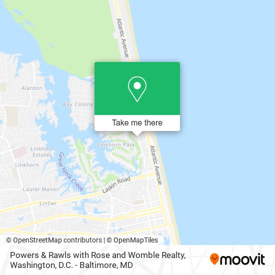 Mapa de Powers & Rawls with Rose and Womble Realty