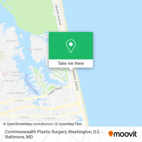 Commonwealth Plastic Surgery map