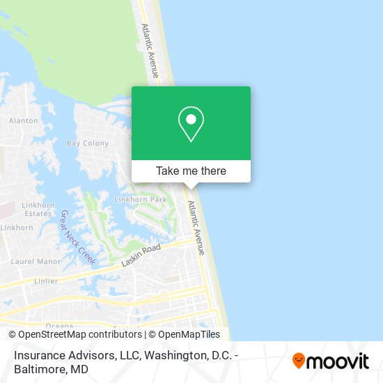 Mapa de Insurance Advisors, LLC