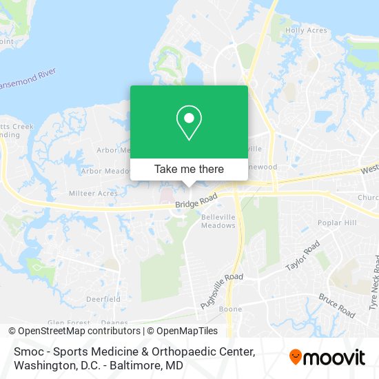 Smoc - Sports Medicine & Orthopaedic Center map