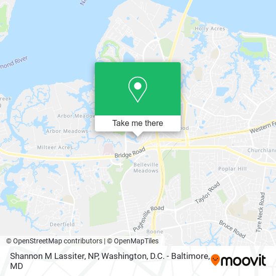 Shannon M Lassiter, NP map