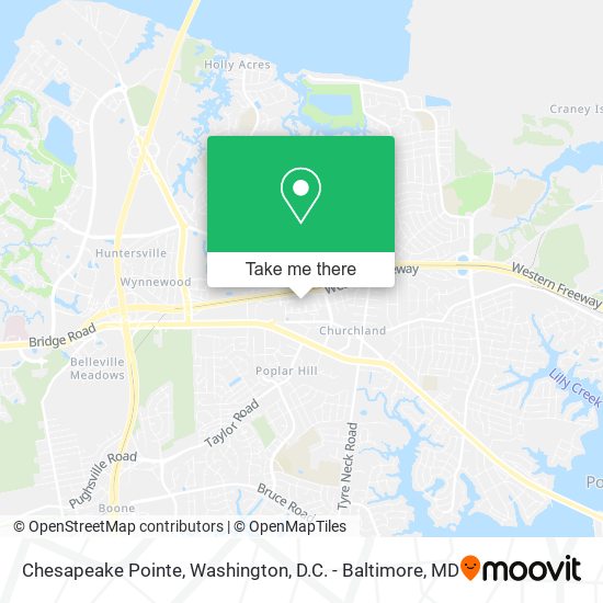 Mapa de Chesapeake Pointe