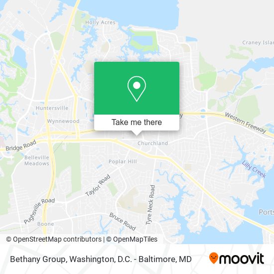 Bethany Group map