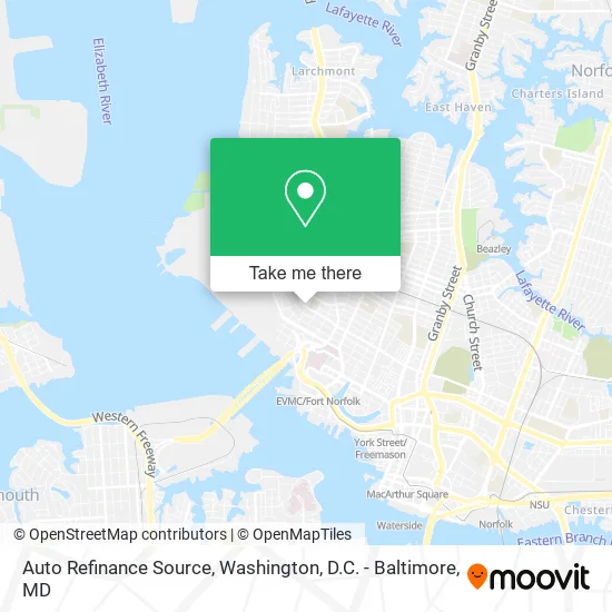 Auto Refinance Source map