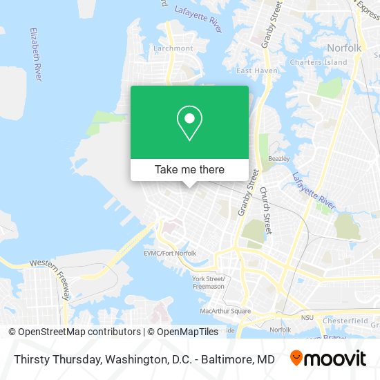 Thirsty Thursday map