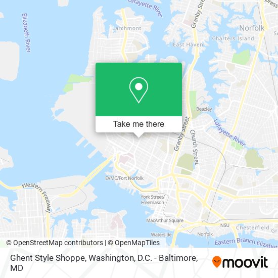 Mapa de Ghent Style Shoppe