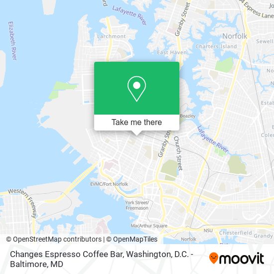 Mapa de Changes Espresso Coffee Bar