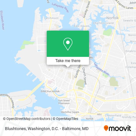 Blushtones map