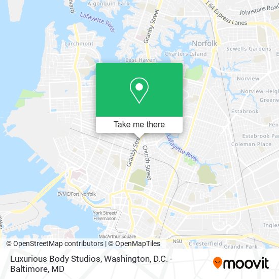 Mapa de Luxurious Body Studios