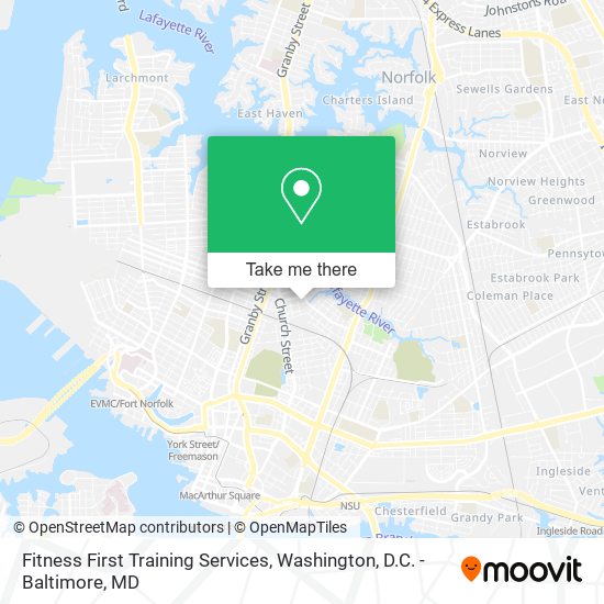 Mapa de Fitness First Training Services