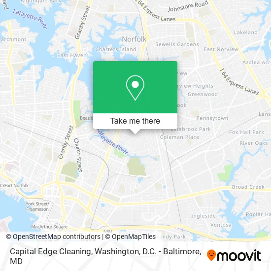Capital Edge Cleaning map