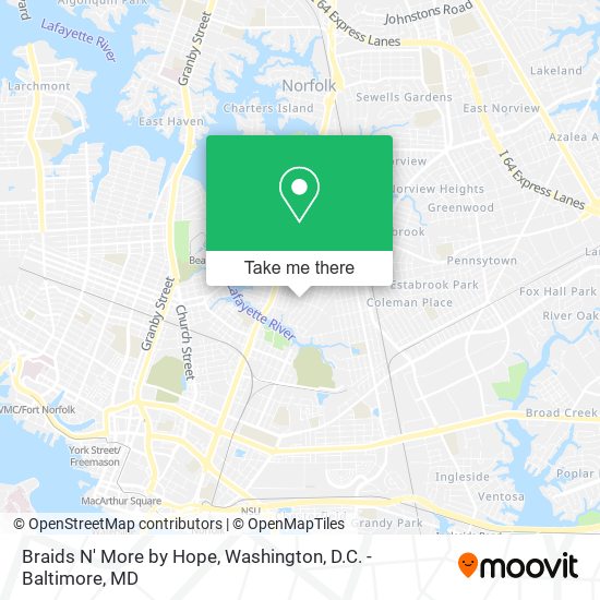Mapa de Braids N' More by Hope