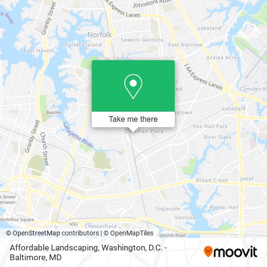Mapa de Affordable Landscaping