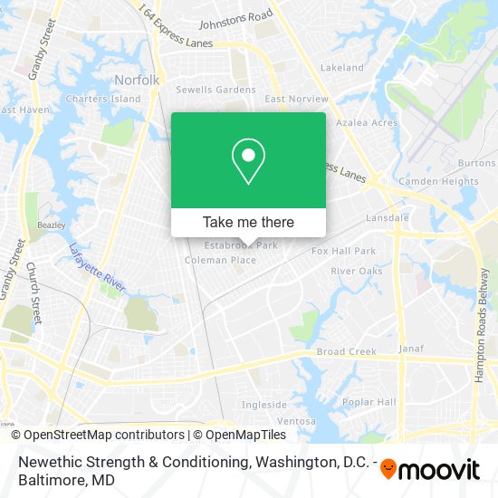 Mapa de Newethic Strength & Conditioning
