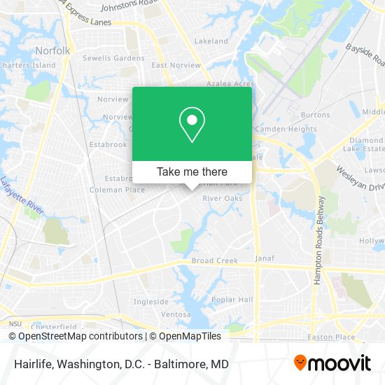 Hairlife map