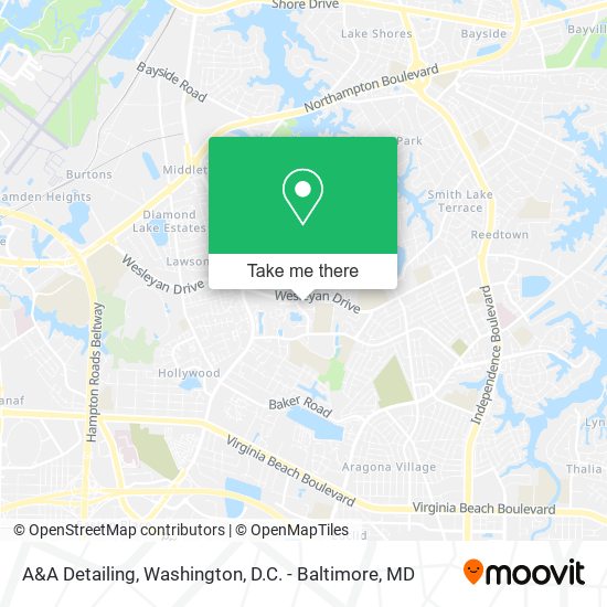 A&A Detailing map