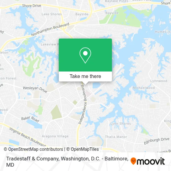 Tradestaff & Company map