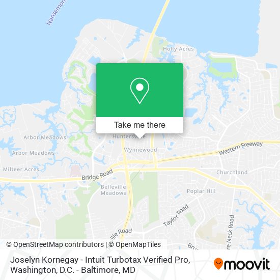 Mapa de Joselyn Kornegay - Intuit Turbotax Verified Pro