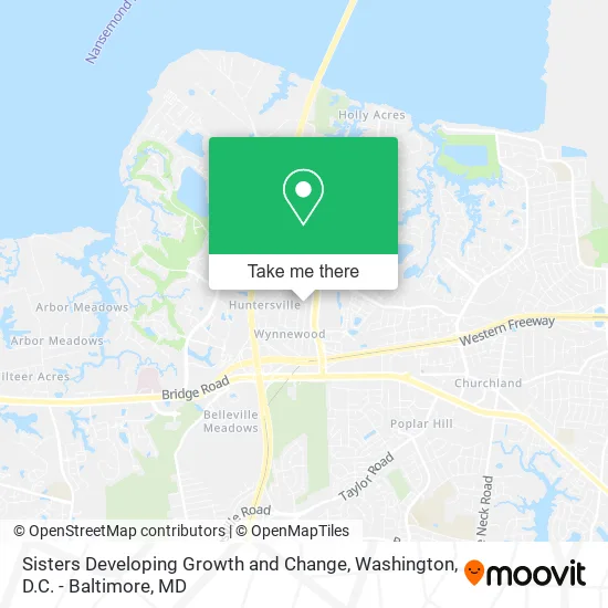 Sisters Developing Growth and Change map