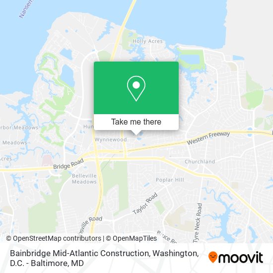 Mapa de Bainbridge Mid-Atlantic Construction