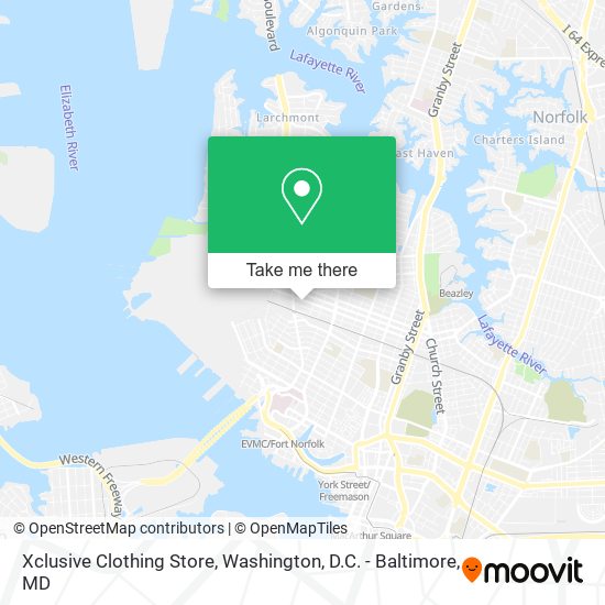 Xclusive Clothing Store map