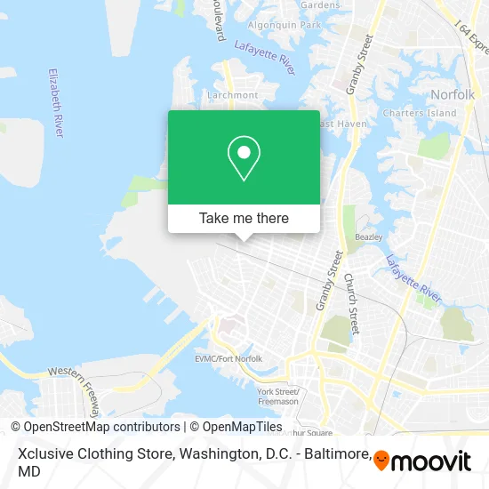 Xclusive Clothing Store map