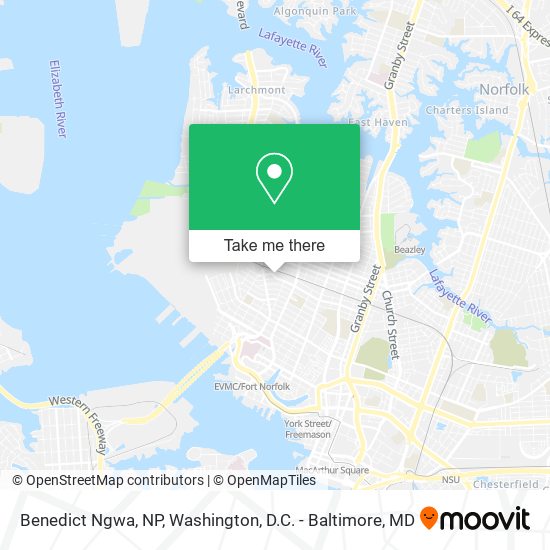 Mapa de Benedict Ngwa, NP