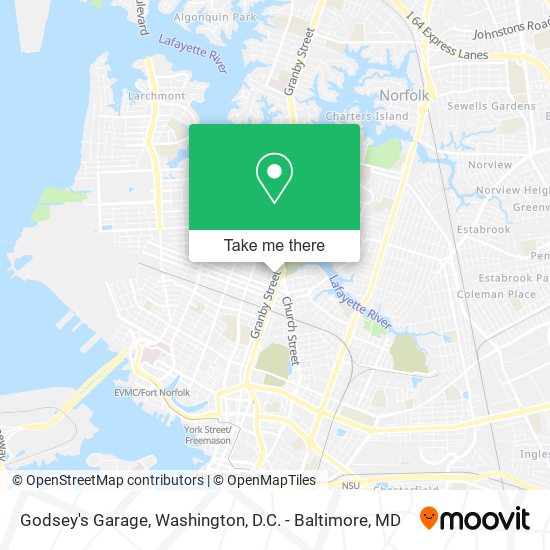 Godsey's Garage map