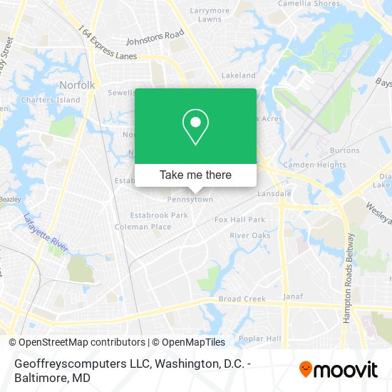 Mapa de Geoffreyscomputers LLC