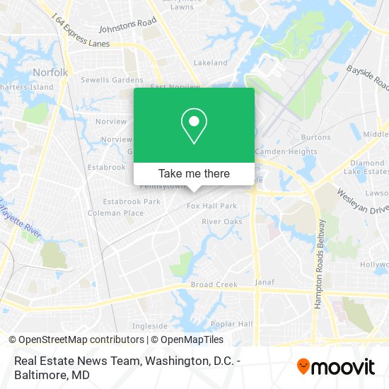 Real Estate News Team map