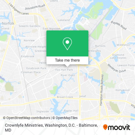 Crownlyfe Ministries map