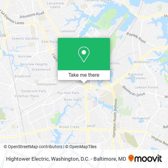 Hightower Electric map