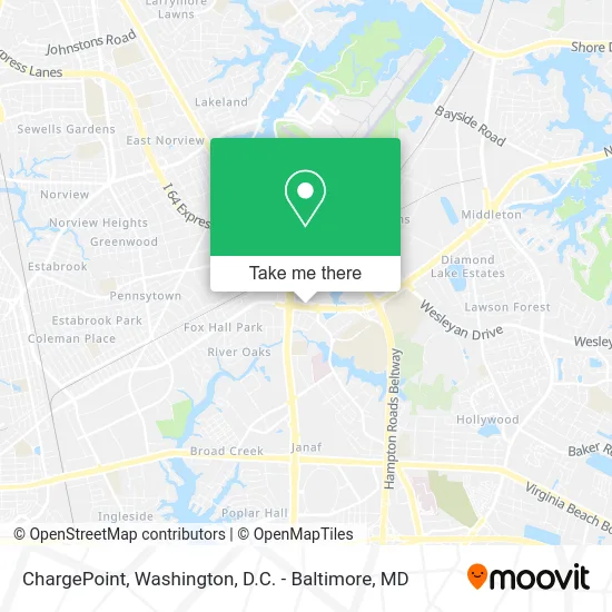 ChargePoint map