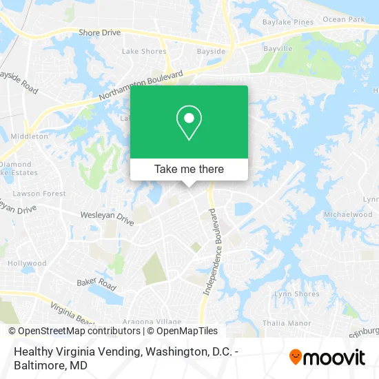Healthy Virginia Vending map