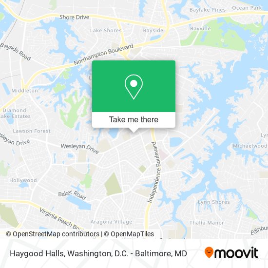 Mapa de Haygood Halls