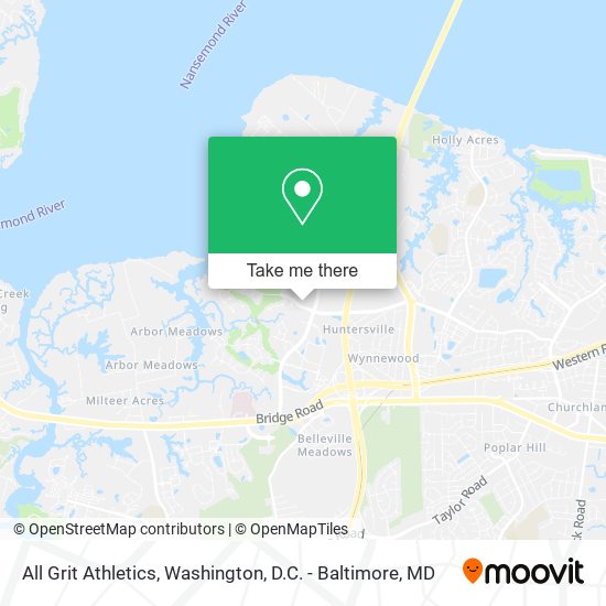 All Grit Athletics map