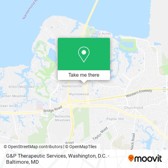 G&P Therapeutic Services map