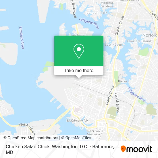 Chicken Salad Chick map