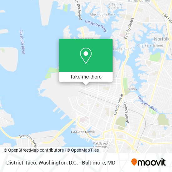 District Taco map