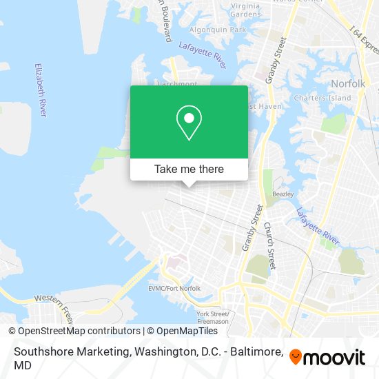 Southshore Marketing map