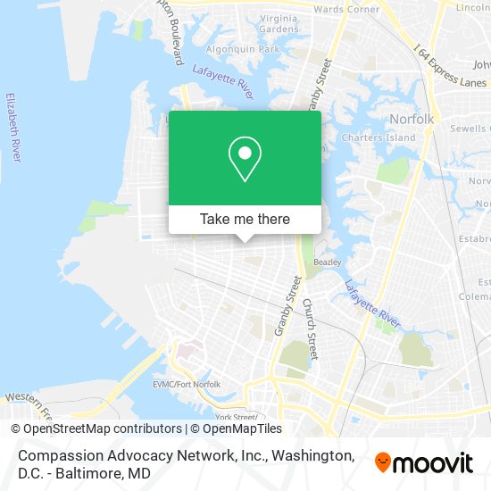 Compassion Advocacy Network, Inc. map