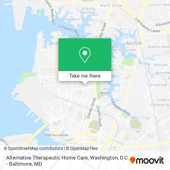 Alternative Therapeutic Home Care map