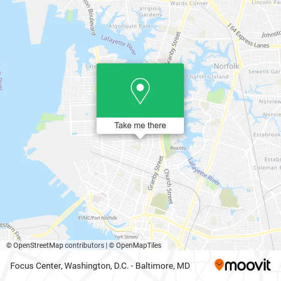 Mapa de Focus Center