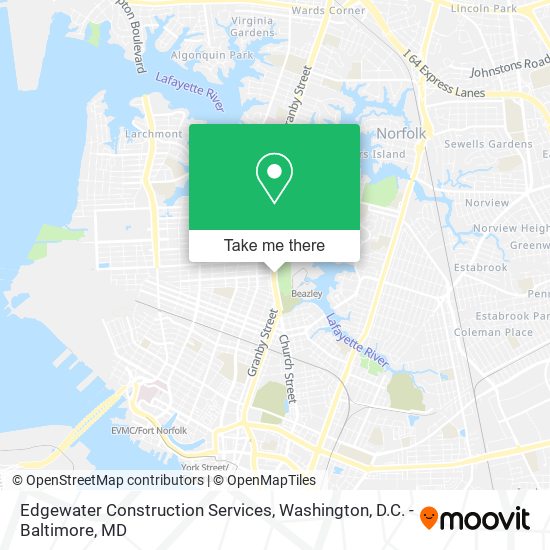 Mapa de Edgewater Construction Services