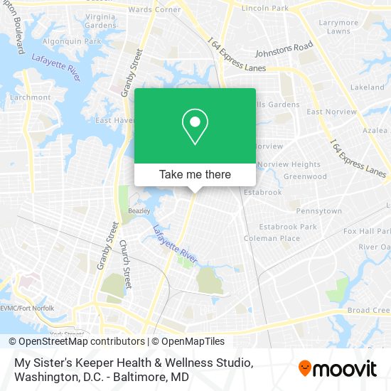 My Sister's Keeper Health & Wellness Studio map