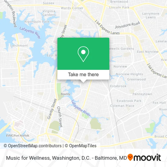 Music for Wellness map