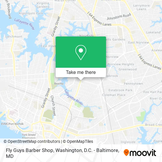 Fly Guys Barber Shop map