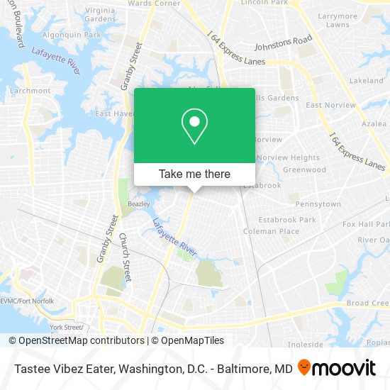 Tastee Vibez Eater map